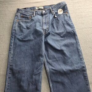 Levis 550 Relaxed Fit Mens Jeans Blue Denim Medium Wash 38x30 (Fits 36x29)